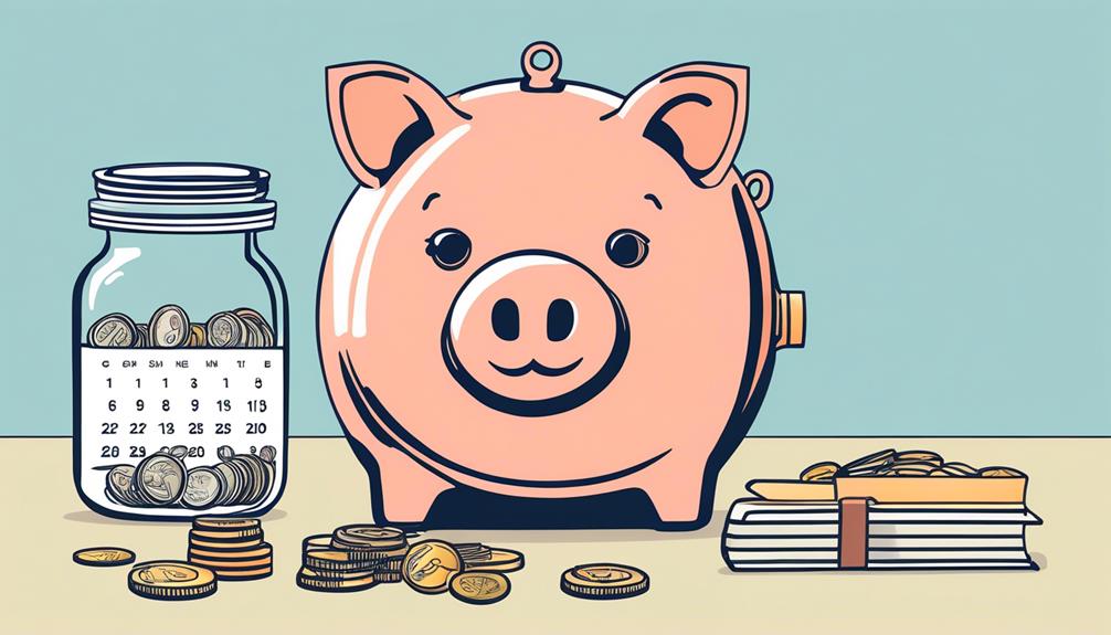 developing a regular savings routine