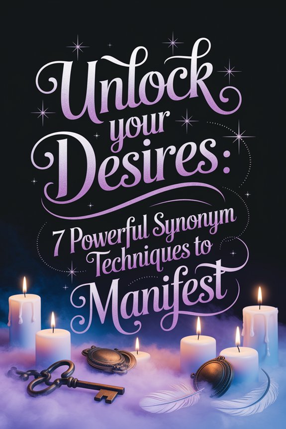 - Unlock Your Desires: 7 Powerful Synonym Techniques to Manifest
